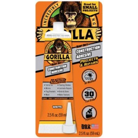 GORILLA GLUE Constrctn Adhesive 2.5Oz 8020002